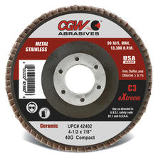 CGW Abrasives 42415 - eXtreme C3 Ceramic Flap Discs