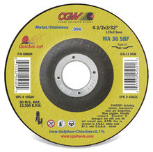 CGW Abrasives 45027 - Thin Reinforced Cut-Off Wheels