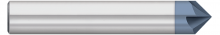 Titan Cutting Tools TC95436 - Chamfer Mills - 4 Flute - Pointed Tip