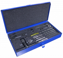 Greenfield 420368 - Tap, Die, and Jobber Drill Set w/ Production Hand Taps and HSS Round Adjustable