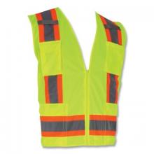 Protective Industrial Products 302-0500-YEL/5XL - PIP Class 2 Type R Two-Tone Surveyors Vests