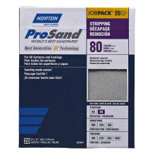 Saint-Gobain Abrasives Inc. 07660768174 - 9 x 11 In. ProSand Paper Sheet P80 Grit A259PS AO