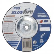 Saint-Gobain Abrasives Inc. 66252843235 - 7 x 1/4 x 5/8 - 11 In. BlueFire Grinding Wheel 24 S T27