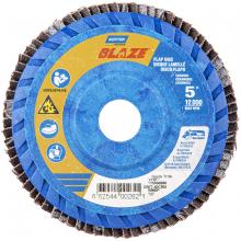 Saint-Gobain Abrasives Inc. 66254400262 - 5 x 7/8 In. Blaze Plastic Flat Flap Disc T27 40 Grit R980P CA