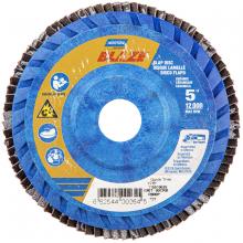 Saint-Gobain Abrasives Inc. 66254400264 - 5 x 7/8 In. Blaze Plastic Flat Flap Disc T27 60 Grit R980P CA