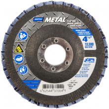 Saint-Gobain Abrasives Inc. 66254437004 - 4-1/2 x 7/8 In. Metal Fiberglass Flat Flap Disc T27 P40 Grit R828 ZA