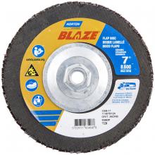 Saint-Gobain Abrasives Inc. 66261183498 - 7 x 5/8 - 11 In. Blaze Fiberglass Conical Flap Disc T29 36 Grit R980P CA