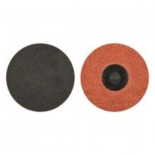 Saint-Gobain Abrasives Inc. 66623319027 - 3 In. Metal Quick-Change Cloth Disc Type III P36 Grit R766 AO