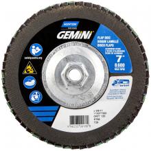 Saint-Gobain Abrasives Inc. 66623399186 - 7 x 5/8 - 11 In. Gemini Fiberglass Conical Flap Disc T29 P120 Grit R766 ZA