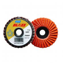 Saint-Gobain Abrasives Inc. 77696090161 - 3 In. Blaze Plastic Flat Mini Flap Disc Type II T27 40 Grit R980P CA