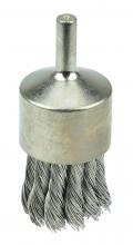 Weiler Abrasives 10393 - Knot Wire End - Nickel Plated Cup