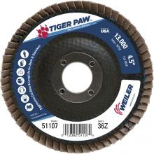 Weiler Abrasives 51107 - Flap Disc - Tiger Paw