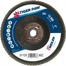 Weiler Abrasives 51133 - Flap Disc - Tiger Paw