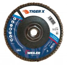 Weiler Abrasives 51214 - Flap Disc - Tiger X