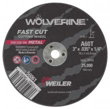 Weiler Abrasives 56061 - Cutting Wheel - Wolverine