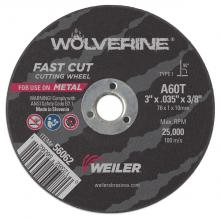 Weiler Abrasives 56062 - Cutting Wheel - Wolverine