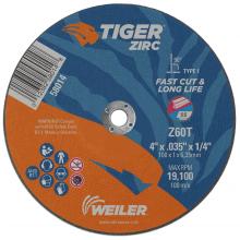 Weiler Abrasives 58014 - Cutting Wheel - Tiger Zirc