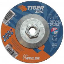 Weiler Abrasives 58052 - Cut/Grind Combo Wheel - Tiger Zirc