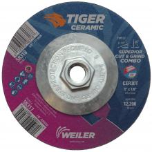 Weiler Abrasives 58318 - Cut/Grind Combo Wheel - Tiger Ceramic