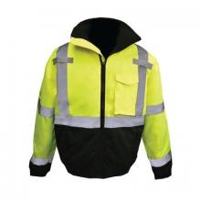 Radians SJ11QB-3ZGS-4X - Radians SJ11QB High Visibility Weatherproof Bomber Jacket with Quilted Built-in Liner