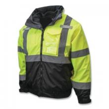 Radians SJ210B-3ZGS-3X - Radians SJ210B Class 3 Three-in-One Deluxe High Visibility Bomber Safety Jackets