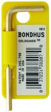 Bondhus 38213 - 5/16" GoldGuard Plated Hex L-wrench -Short    Tagged/Barcoded