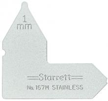 LS Starrett 167M-1 - RADIUS GAGE, 1mm