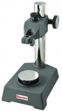 LS Starrett 3671 - INDICATOR STAND W/ ROUND FLAT ANVIL, 3/8" STEM HOLE, 8MM BUSHING