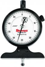 LS Starrett 640RJZ - DIAL DEPTH GAGE, 0-1/2" RANGE, .0005" GRAD