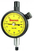 LS Starrett 81-281J - DIAL INDICATOR, 0 -2.5mm, .01mm GRAD