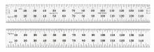 LS Starrett C637E-150 - STEEL RULE, SPRING-TEMPERED, 150mm, #37 GRADS