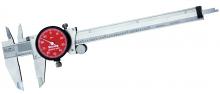 LS Starrett R120A-6 - DIAL CALIPER, RED DIAL, 0-6"