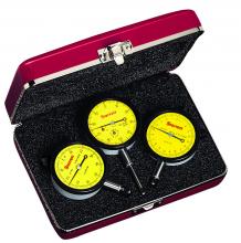 LS Starrett S253MZ - SET OF 3 METRIC DIAL INDICATORS