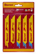 LS Starrett SB6-A - SB6-A, Fast Cut General Purpose Bi-Metal, Reciprocating Blade Assortment Pack, 6" x 3/4 x .035 -