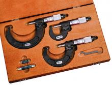 LS Starrett ST216AXRLZ - DIGITAL MICROMETER SET, 0-3", .0001" GRAD