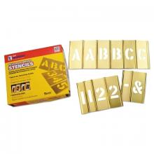 C.H. Hanson 10113 - C.H. Hanson Brass Stencil Letter & Number Sets