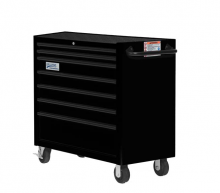 Williams JHWW40RC7B - 40" Wide x 20" Deep Seven-Drawer Professional Series Roll Cabinet Black