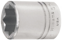 Williams JHWST-816 - 1/2" Drive 8-Point SAE 1/2" Shallow Socket