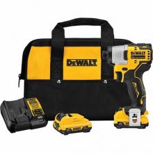 DEWALT DCF801F2 - DEWALT XTREME 12V MAX* Brushless 1/4 in. Cordless Impact Driver Kit