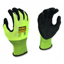 DEWALT DPG833M - DeWalt Hi-Vis HPPE Cut Touchscreen Gloves