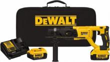 DEWALT DCH133M2 - DEWALT 20V MAX* XR Rotary Hammer Drill Kit, D-Handle, 1-Inch