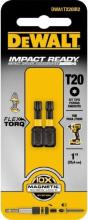 DEWALT DWA1TX20IR2 - DEWALT 1In Torx T20 Impact Ready 2Pk