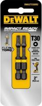 DEWALT DWA2TX30IR2 - DEWALT 2In Torx T30 Impact Ready 2Pk