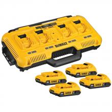 DEWALT DCB104D4 - DEWALT 4 Port Charger Starter Kit