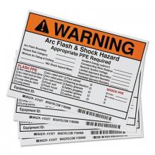 Brady 122977 - Brady Arc Flash Labels