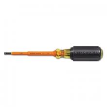 Klein Tools 6014INS - Slotted Insulated Cushion-Grip Cabinet Tip Screwdrivers