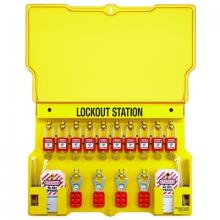 Master Lock 1483BP410 - Master Lock Safety Series Lockout Stations with Key Registration Cards