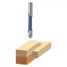 Bosch Tool Corporation 85146 - Bosch Power Tools HSS Pilot Panel Router Bit w/Drill-Through Points