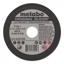 Metabo 655331000 - Metabo Original Slicer Cutting Wheels