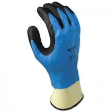 SHOWA 377L08 - SHOWA 377 Liquid Resistant Nitrile/Nitrile Foam Coated Gloves